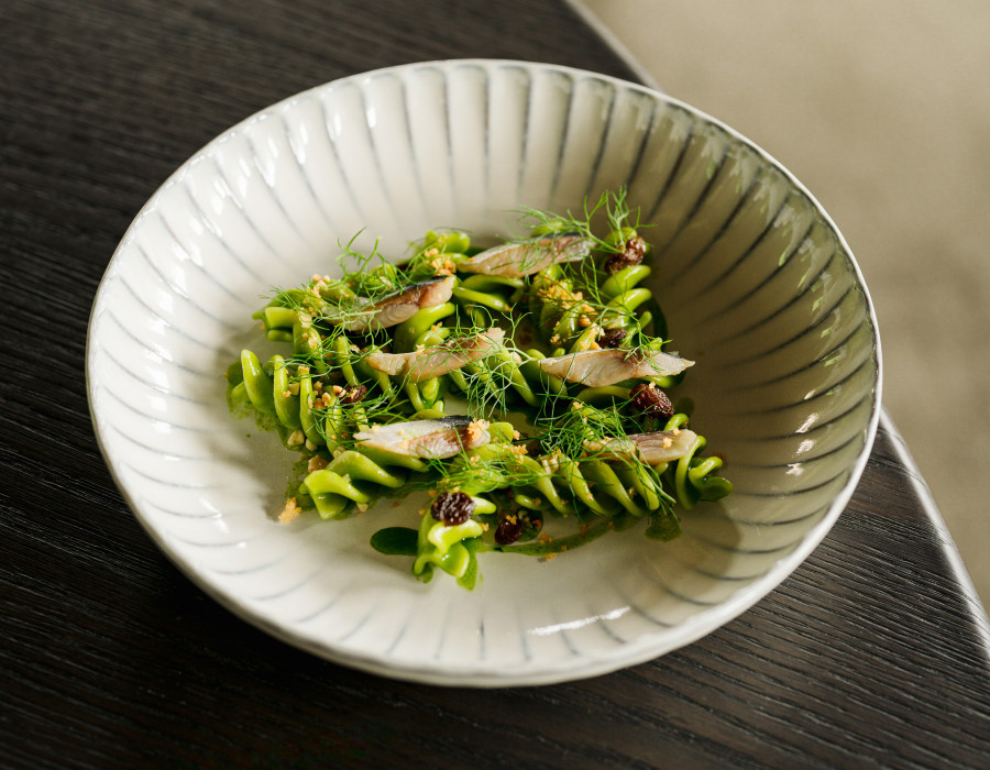 Pesto Pasta with Parmesan 